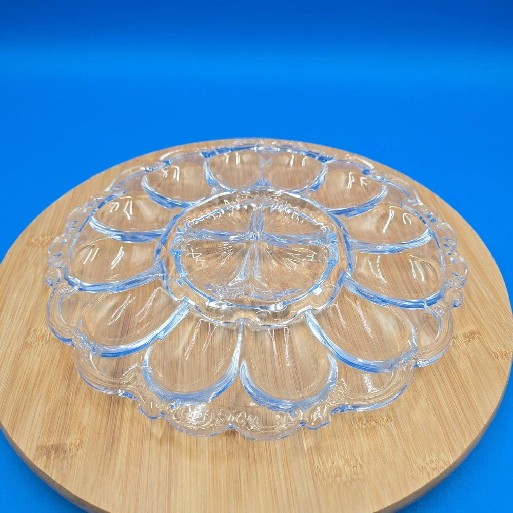 Godinger Shannon Crystal Dublin Deviled Egg Tray 11